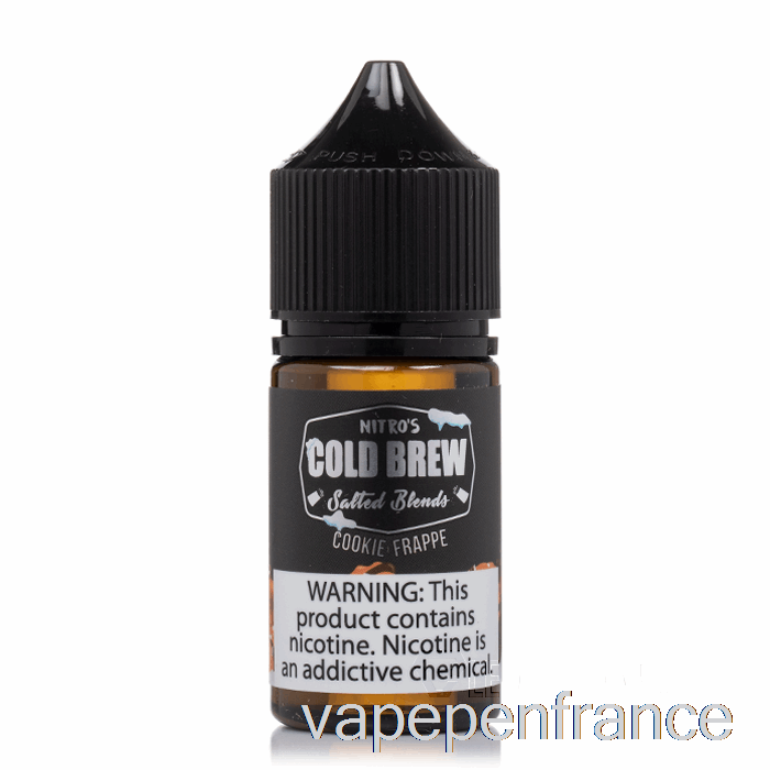 Cookie Frappe - Sels D'infusion Froide Nitros - Stylo Vape 30 Ml 25 Mg